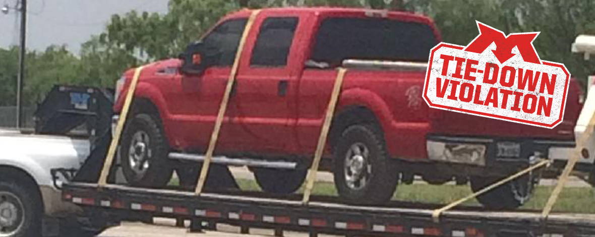 Tie-Down Violation: Truck Tie Downs