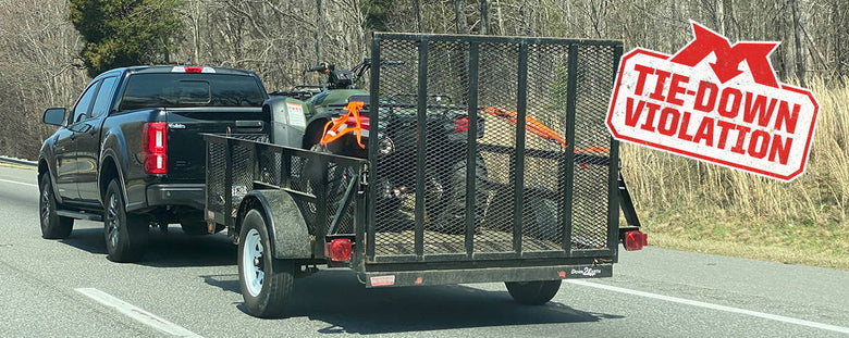 Tie-Down Violation: No Strap UTV