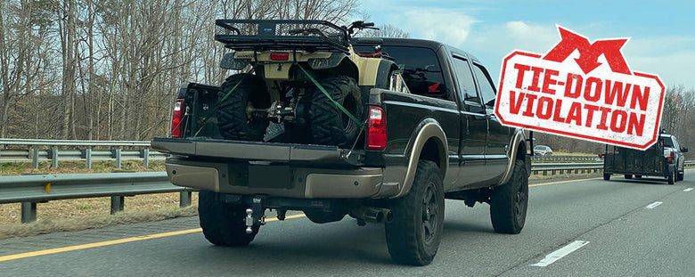 Tie-Down Violation: Pickup UTV