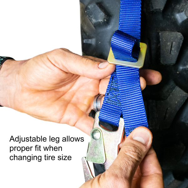 Wheel net adjustable leg