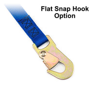 Flat Snap Hook Tie-Down Strap End Option