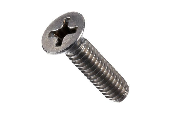 Machine Screw 1/4" - 20  Stainless Steel Flat Head Phillips