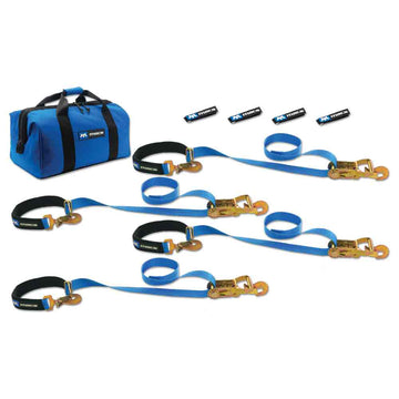 Super Pack Tie Down Kit with Integrated Axle Straps