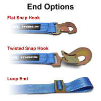 Y-Strap End Fitting Options