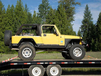 Jeep with Super Pack Tie Downs - Side View