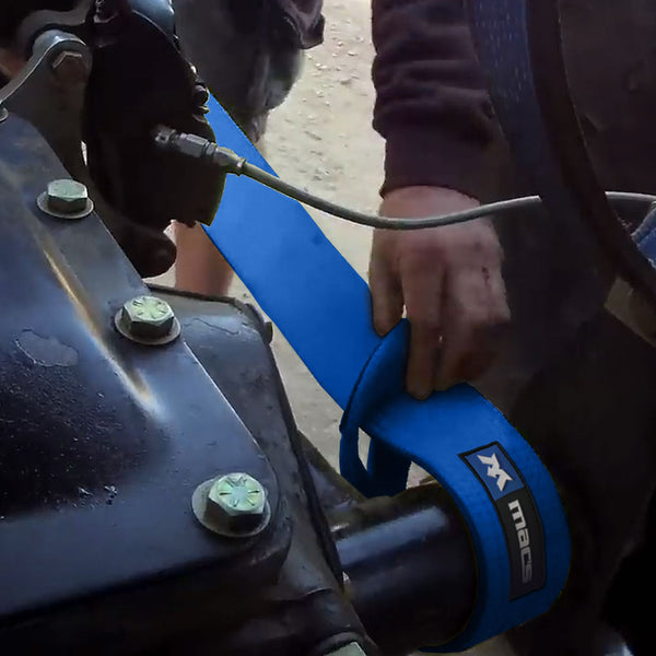 Macs Tie Downs Recovery strap around axle